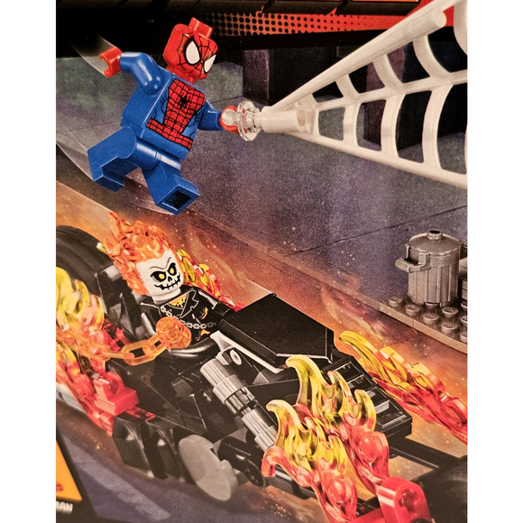 SPIDERMAN GHOST RIDER TEAM UP Marvel Super Heroes LEGO Set #76058 RETIRED Sealed - Picture 3 of 15